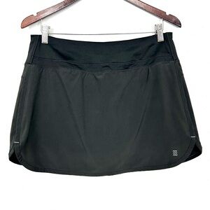 Free Fly Bamboo Lined Active Skort Women’s Size M Shorts Lining Zip Pocket Black